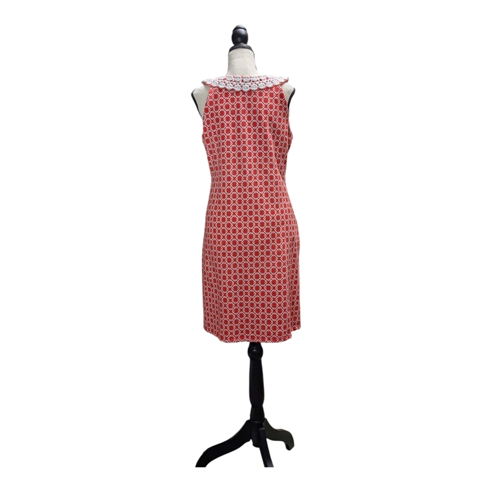 Charter Club Red and White Patterned Dress - Picture 5 of 8
